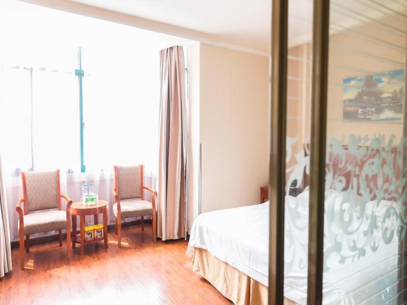 Greentree Inn Jiangsu Suzhou Kunshan High Speed Rail Station Hengshan Road Express Hotel Exterior foto