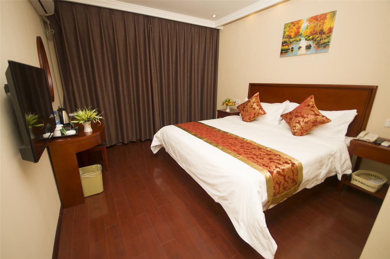 Greentree Inn Jiangsu Suzhou Kunshan High Speed Rail Station Hengshan Road Express Hotel Exterior foto